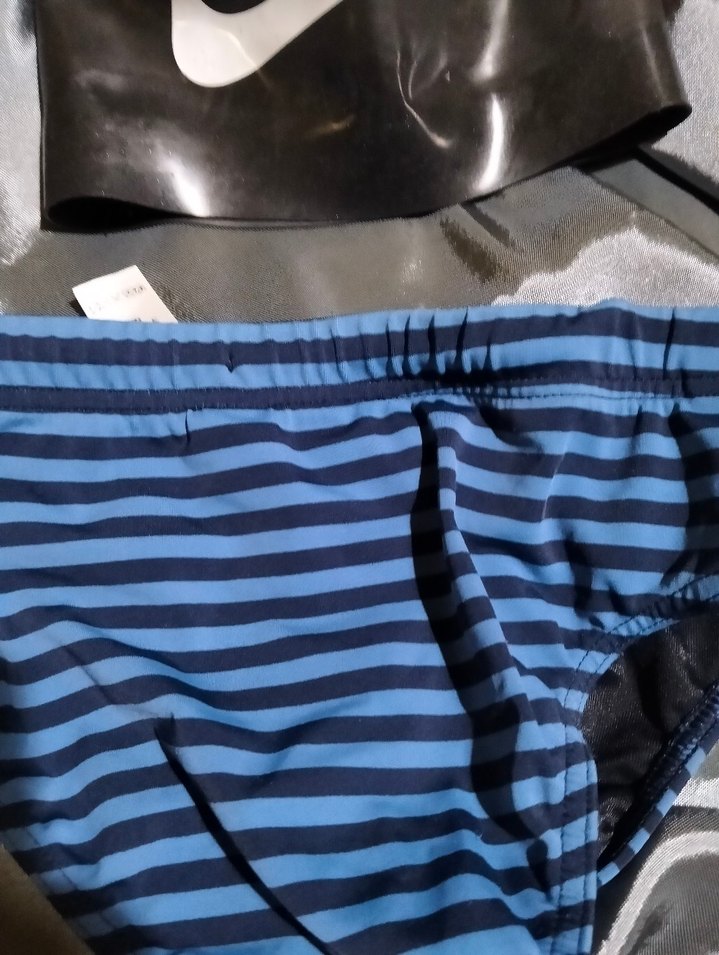 Kom Marka Erkek Çocuk Mavi Çizgili Mayo  hediyeli - Görsel 3