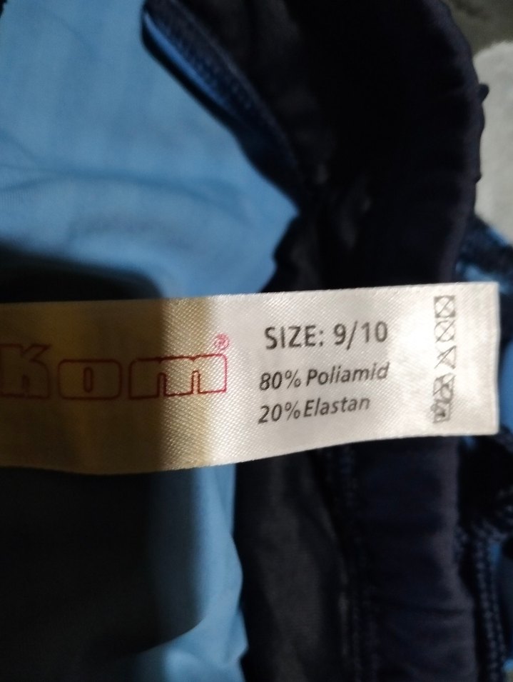 Kom Marka Erkek Çocuk Mavi Çizgili Mayo  hediyeli - Görsel 2