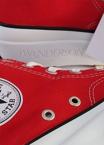 38 Beden kırmızı Renk m.s..Converse Wanderson Run Star Kırmızı...