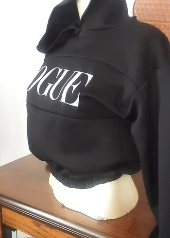 s Beden siyah Renk EGN Kapüşonlu Kadın Sweatshirt