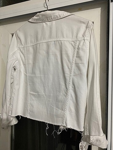 38 Beden Beyaz kot ceket