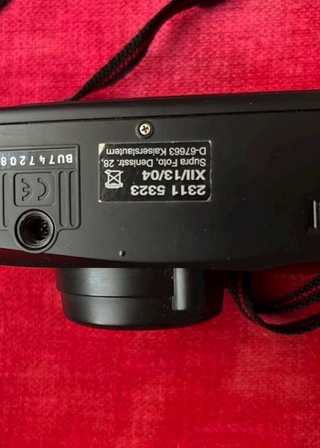 Beden Traveler AF-Zoom 115 Kırmızı Film Makinesi