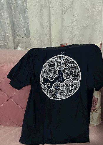 Lacivert Baskılı erkekTişörtü - Görsel 2