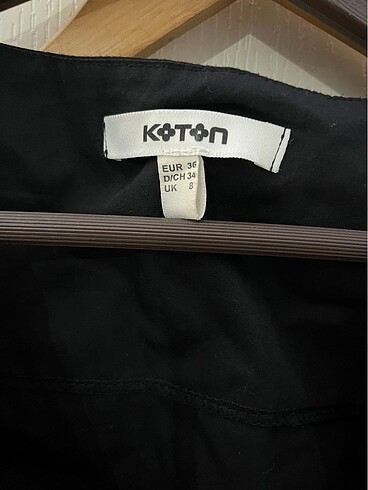 Koton Siyah koton buluz