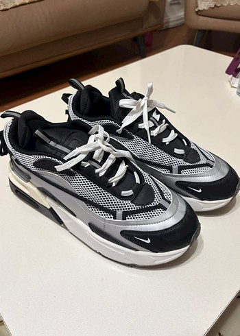 Gri Bağcıklı Spor Kadın Sneakers - Görsel 5