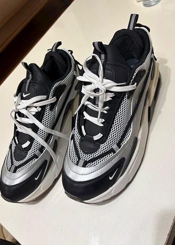 Gri Bağcıklı Spor Kadın Sneakers - Görsel 4