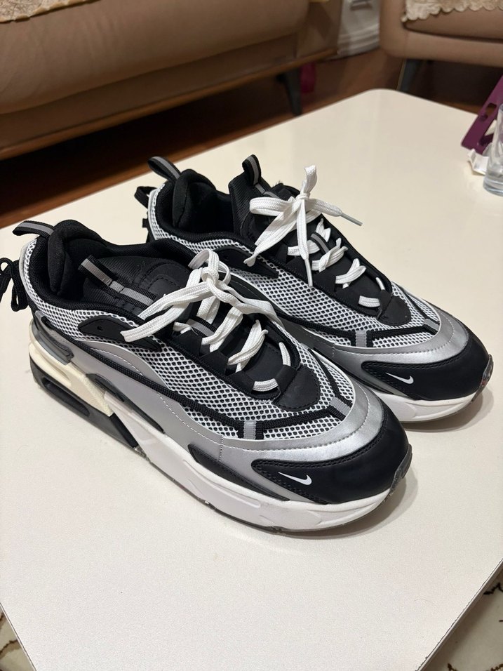 Gri Bağcıklı Spor Kadın Sneakers - Görsel 5