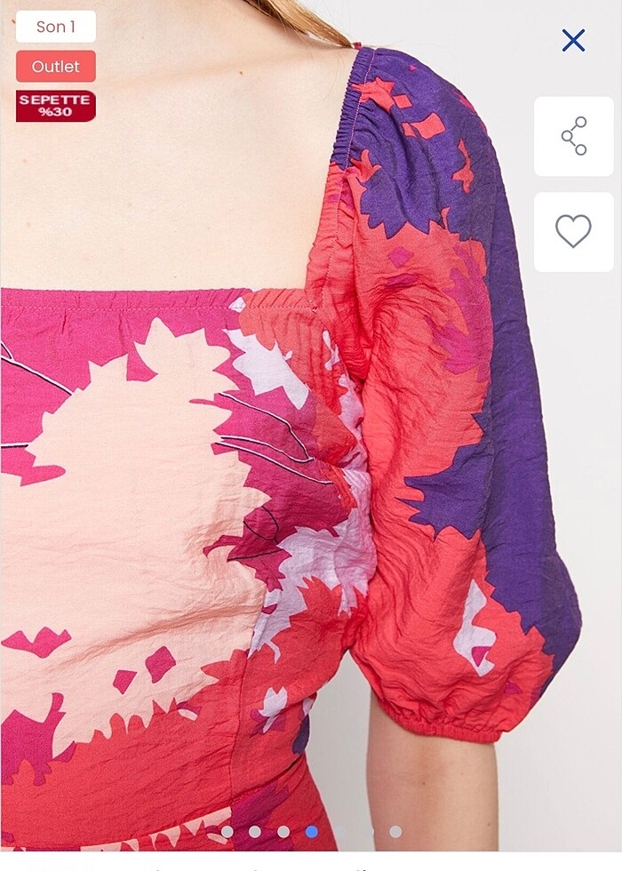 Lcw renkli elbise - Görsel 4