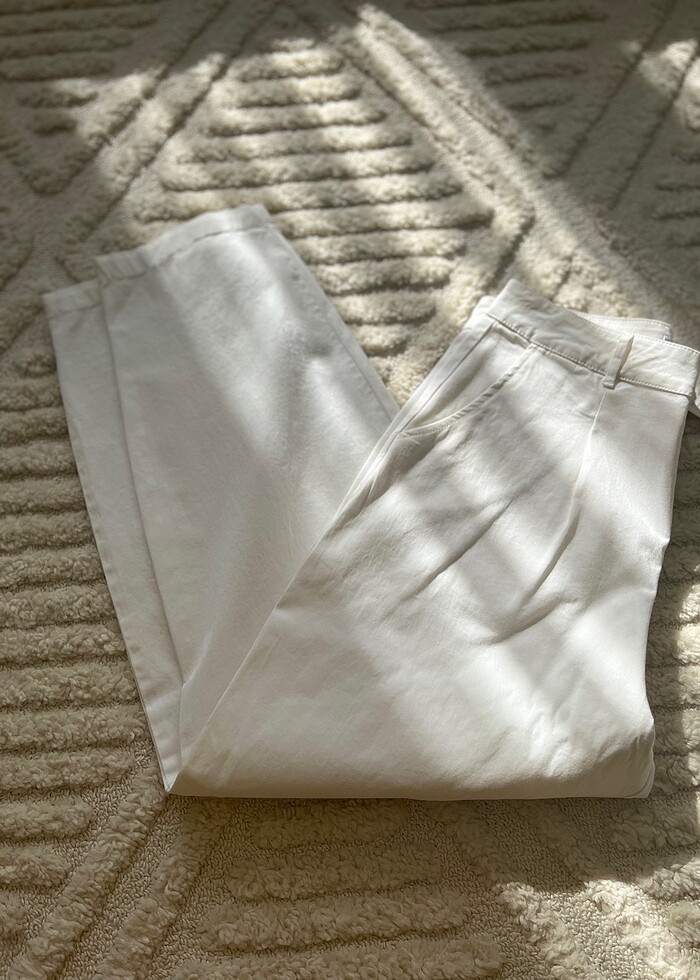 Zara beyaz pantolon - Görsel 2