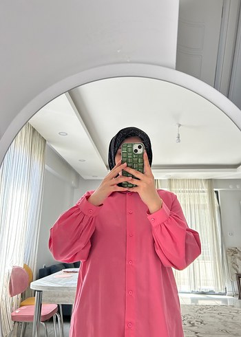 38 Beden pembe Renk Pembe Gömlek