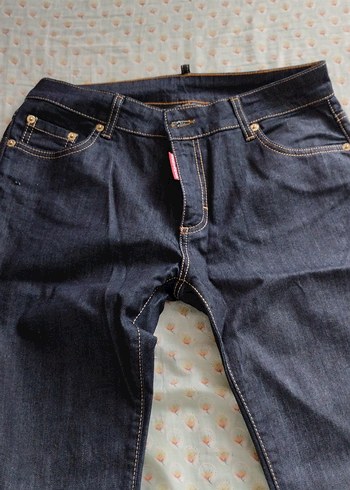 DSquared2 Dsquared Koyu Lacivert Denim Jean