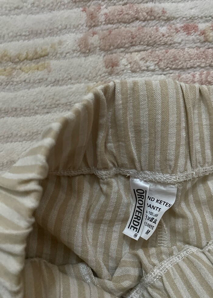 Keten pantolon - Görsel 3