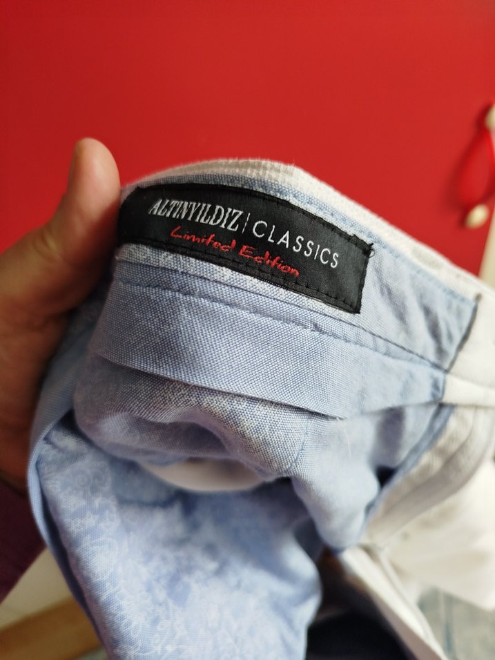 keten pantolon - Görsel 5