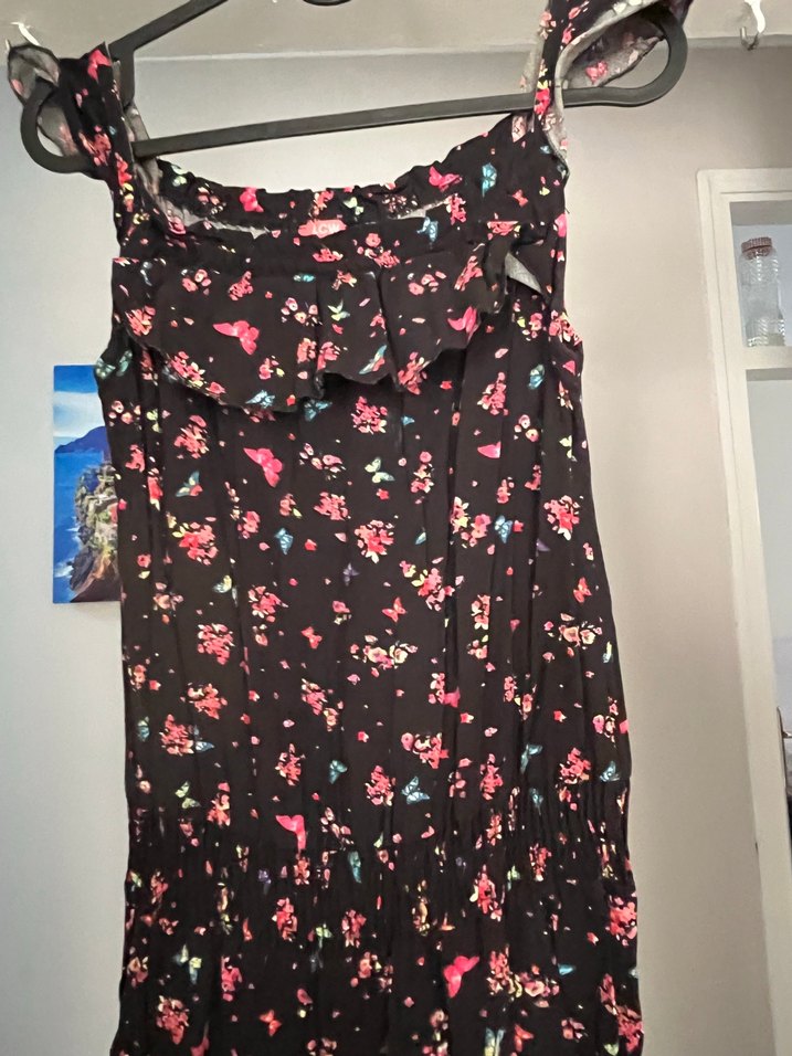 Kadın çiçekli Tulum - Görsel 4