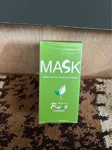 Yeşil çay maskesi