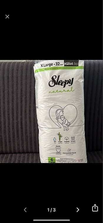 Sleepy bebek bezi 6 numara külot bez