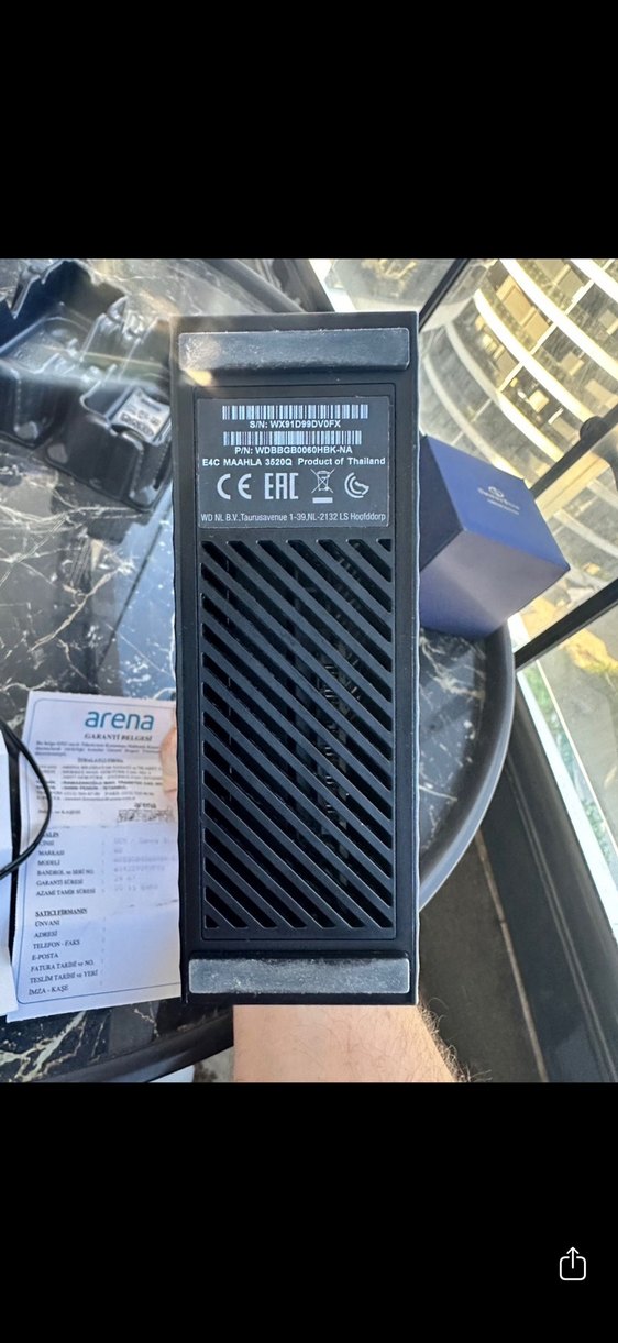 WD My Book 6 TB 3.5 USB 3.0 harici disk - Görsel 5