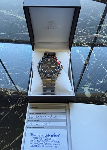 Orient Mako Chronograph Solar - Görsel 2