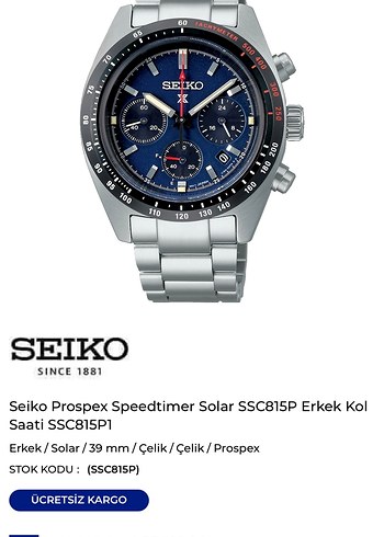 Seiko Prospex Speedtimer Solar - Görsel 7