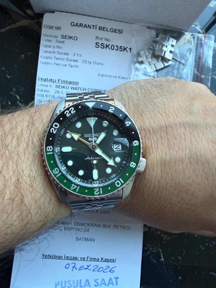 Seiko Automatic GMT - Görsel 3