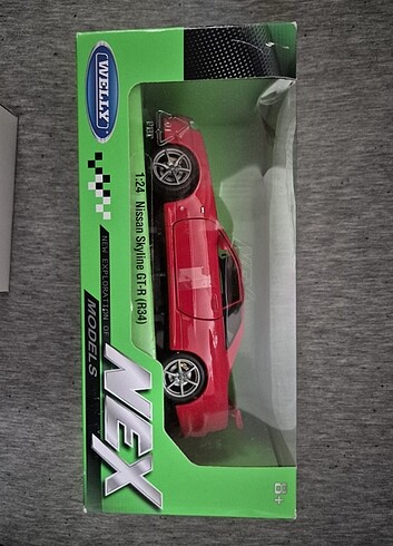 Welly 1:24 Nissan Skyline diecast model araba 