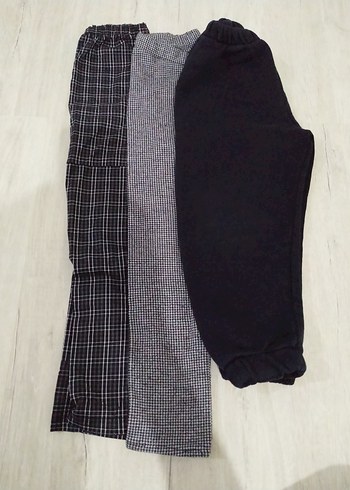 Gri Erkek çocuk Pijama Altı 3'lü Set