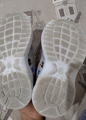 28 Beden Gri Erkek Çocuk Spor Ayakkabı Velcro