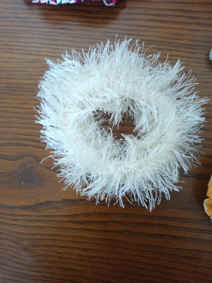 Renkli Bohem Örgü Lastik Toka Seti - Görsel 2