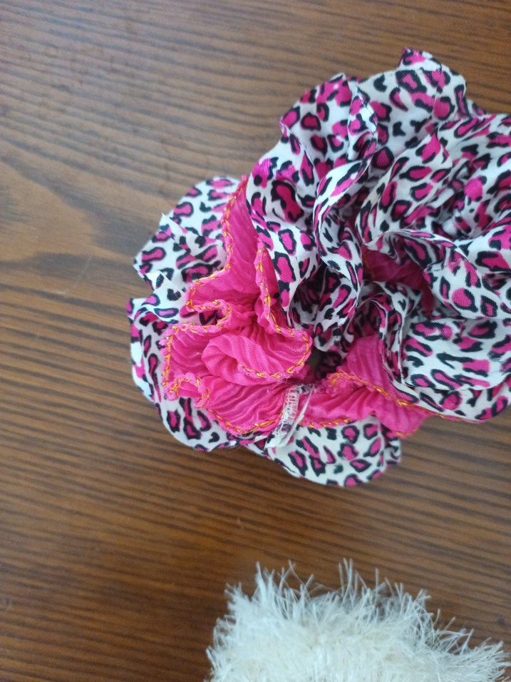 Renkli Bohem Örgü Lastik Toka Seti - Görsel 5