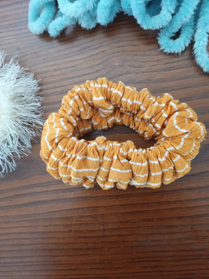 Renkli Bohem Örgü Lastik Toka Seti - Görsel 3