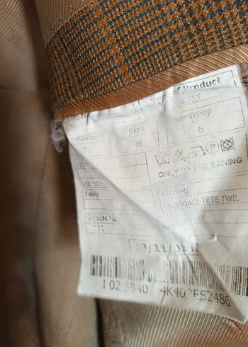 Kahverengi Erkek Klasik ceket - Görsel 4