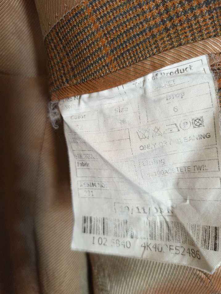 Kahverengi Erkek Klasik ceket - Görsel 4