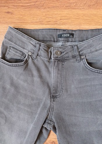 Gri Erkek Denim Jean Pantolon - Görsel 2