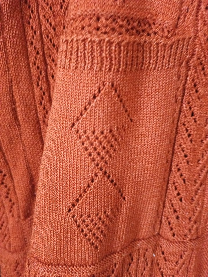 Bohem Tarz Kahverengi Örgü Kadın Yelek - Görsel 3