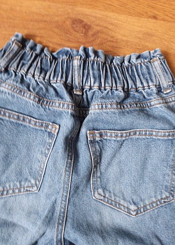 Gri Mavi Rahat Kesim Kadın Kot Pantolon - Görsel 5