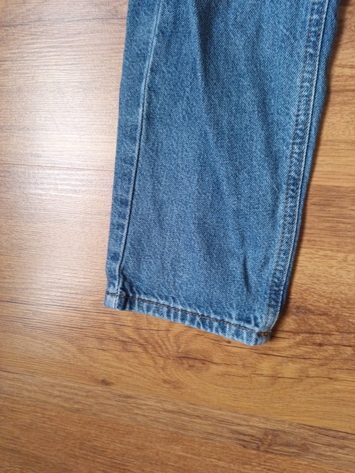 Gri Mavi Rahat Kesim Kadın Kot Pantolon - Görsel 3