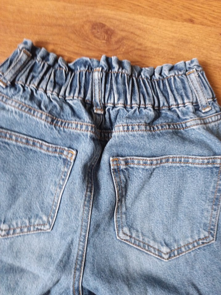 Gri Mavi Rahat Kesim Kadın Kot Pantolon - Görsel 5