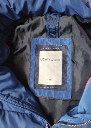 Erkek Mavi Kapüşonlu Kayak Montu - Görsel 5