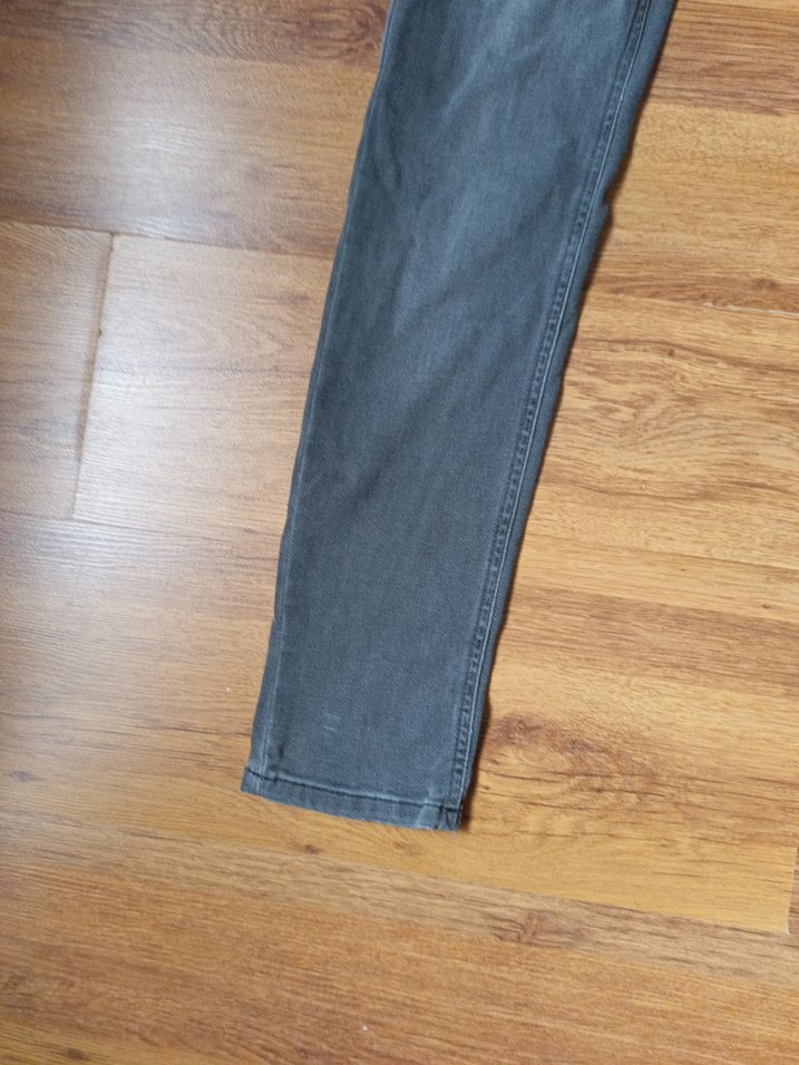 Gri Rahat Kesim Erkek Denim Pantolon - Görsel 3