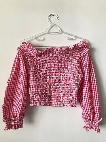 Zara Zara pötikare omzu açık bluz