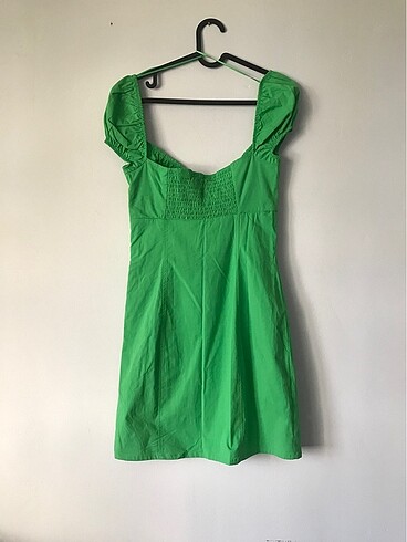Bershka Bershka yeşil mini elbise
