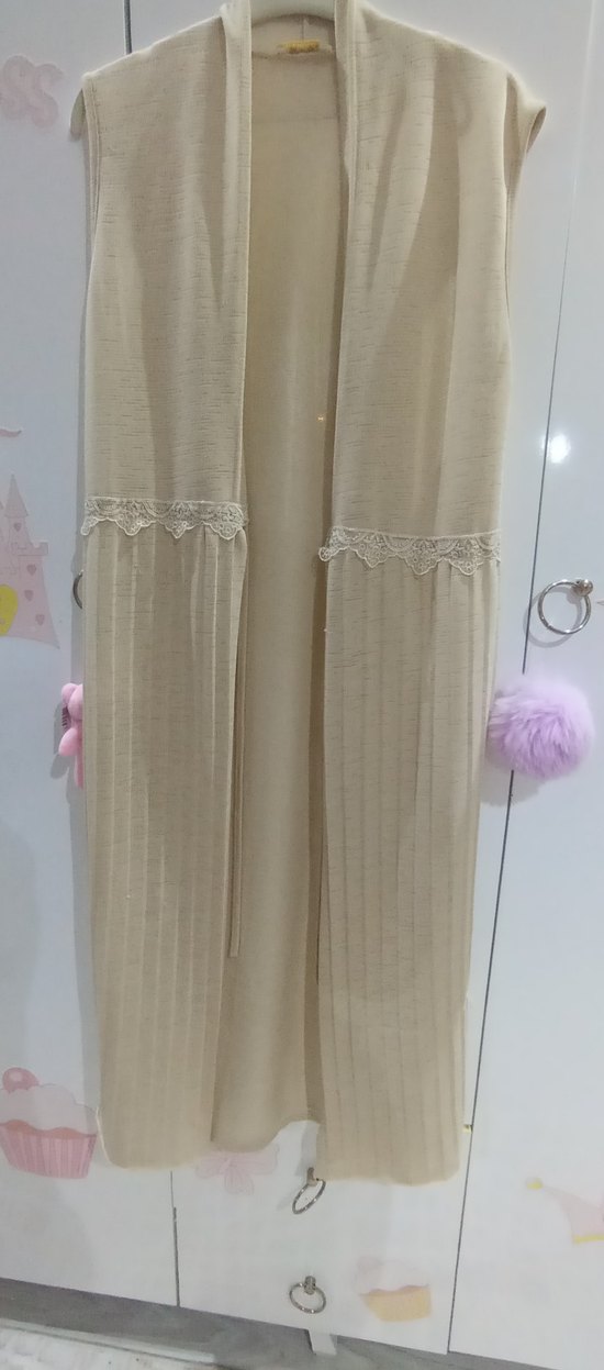 Bej yelek - Görsel 2