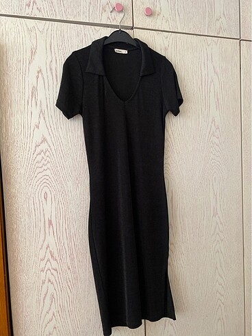 Siyah basic elbise