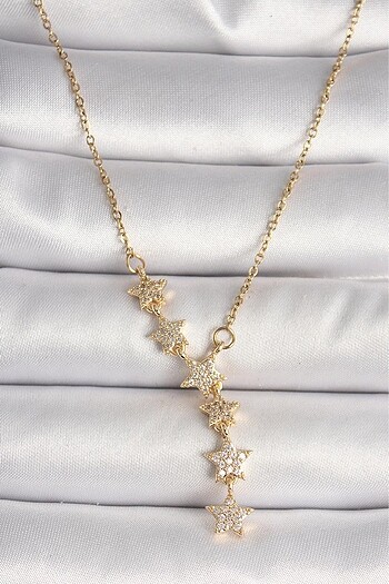 Gold yıldız kolye