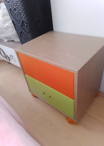 Turuncu Çocuk Rafı ve Çalışma Masası - Görsel 7