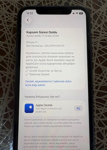 Siyah iPhone 11 64gb tr cihazı - Görsel 8