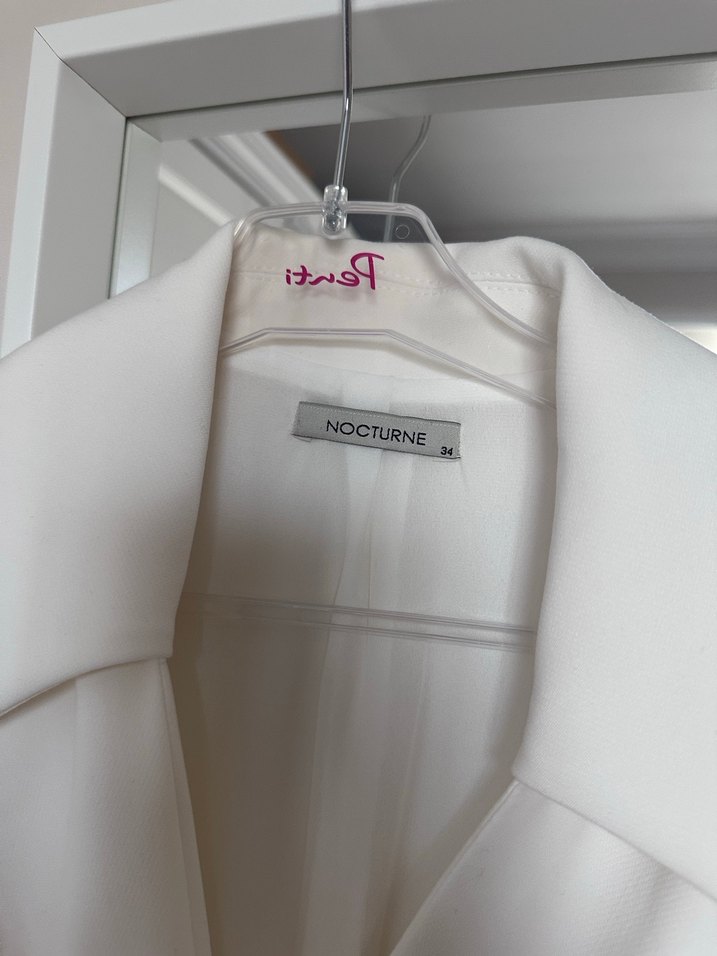 Nocturne Beyaz Evden Çıkış Elbisesi - Görsel 3