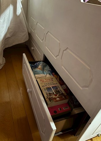 Ahşap 
Beyaz Çocuk Yatağı beyazDetaylı 
135cm/75cm - Görsel 4