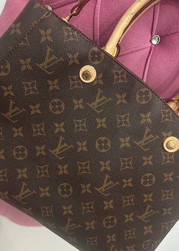 Klasik Desenli Deri Kadın Çanta - Görsel 7