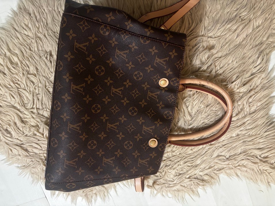 Klasik Desenli Deri Kadın Çanta - Görsel 5